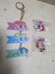パワーパフガールズ キーホルダー + めじるし 3個 まとめ