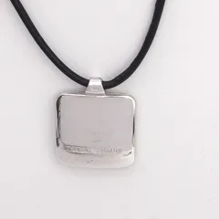 EMPORIO ARMANI / エンポリオアルマーニ ◆ネックレス/イーグルロゴ/925刻印/シルバー×レザー 【ネックレス/ペンダント/トップ/アクセサリー】 メンズファッション【中古】 のサムネイル