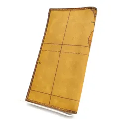 PRIMA CLASSE / プリマクラッセ ◆二つ折り長財布/地図柄/アフリカ/ブラウン 【財布/サイフ/ウォレット/wallet/コイン】 メンズファッション【中古】 のサムネイル