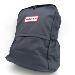 HUNTER / ハンター ◆バックパック/リュック/ロゴ/ナイロン/グレー UBB6028KBM  メンズファッション【中古】  【代引不可】【同梱不可】のサムネイル