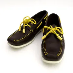 LOUIS VUITTON / ルイヴィトン ◆ヴィトンカップ レザーデッキシューズ 革靴 ダークブラウン【メンズ/靴/クツ/シューズ/SHOES】【中古】のサムネイル