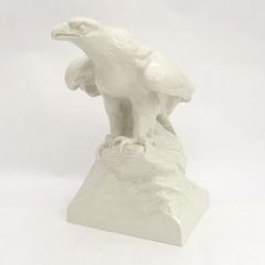 疾走する白馬　カールエンス作　1930年頃　綺麗な置物　陶器オブジェ　跳ね馬 疾走する白馬 カールエンス作 1930年頃 綺麗な置物 陶器オブジェ 跳ね