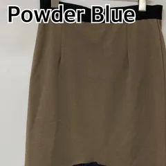 Powder Blue パウダーブルー スカート ロングスカート フリル ベージュ ブルー イエロー レディース 【CB969】のサムネイル