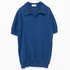超希少サイズ JOHN SMEDLEY ニットポロ シーアイランド イギリス製