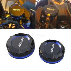 ヤマハ MT-09 MT09 SP 2021 - 24 用オートバイ フロントおよびリア ブレーキ フルード シリンダー マスター リザーバー カバー オイル キャ