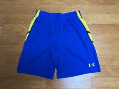 L】UA アメフト ショーツ ノートルダム大学限定モデル ネイビー