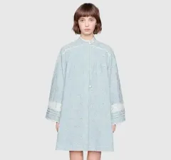 正規品) GUCCI グッチ GG刺繍 ONE PIECE デニム レイ ONE PIECE -週末特価-のサムネイル