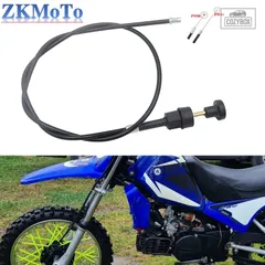 オートバイプルチョークケーブルスロットルアセンブリ ヤマハ PW50 PW80 PW 50 80 ダのサムネイル