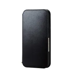 新品 エレコム iPhone 13 Pro/レザーケース/手帳型/NEUTZ/磁石付き/ブラック