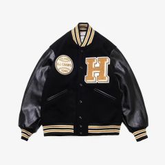ネイティブジャパニーズ×バトウィン スタジャン ブラック Lサイズ 新品