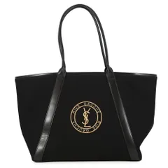サンローランパリ トートバッグ リヴゴーシュ キャンバス 780096 SAINT LAURENT PARIS 黒のサムネイル