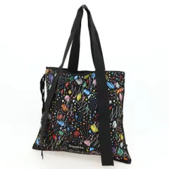 【中古】レペット repetto × ShogoSekine 2026年春夏 コットン トートバッグ ブラックxマルチカラー【WxH37.5】【レディース】のサムネイル