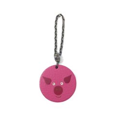 HERMES ピンク アルマニ ブタ キーホルダー - メルカリ