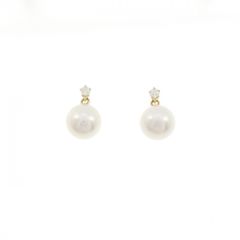 トーカティブ♡シングル（片耳）ピアス♡K18YG♡ダイヤモンド♡アコヤ 