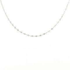 Pt850 プラチナ ネックレスチェーン アジャスター付き 45cm 1.23g 