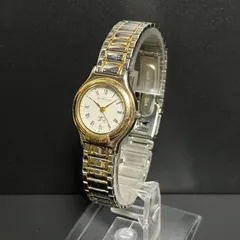 【稼動品】Burberry バーバリー 腕時計 コンビ ゴールド ホースロゴ ヴィンテージ 5031-G03528 TA 動作確認済み 電池交換済みのサムネイル