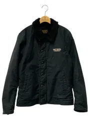 ワコマリア N-1 DECK JACKET デッキジャケット M ブラック 裏ボア ITPNT6Y84YERのサムネイル