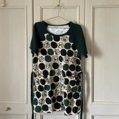 -/ ムーミン MOOMIN ミー　リトルミー 半袖　Ｔシャツ ブラウス シャツ トップス 総柄　緑　GREEN　グリーン　ミドリのサムネイル