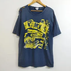 初期 FAMOUS STARS AND STRAPS FSAS Tシャツ 半袖 Travis Barker Blink-182 パンク スケーター Y2K グランジ ダメージ フェード 古着 L E869のサムネイル