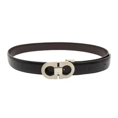 フェラガモ ダブルガンチーニ リバーシブル ベルト ユニセックス ブラック ブラウン Salvatore Ferragamo【中古】 【アパレル・小物】のサムネイル