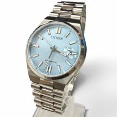 新品未使用 CITIZEN tsuyosa 自動巻き 時計 ブルあー - メルカリ
