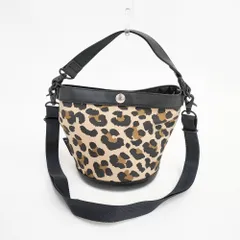 Mackintosh ANNAN BUCKET LEO バケットバッグ レオパード 2WAY ミニバケットショルダーバッグ 定価35200円 ショルダーバッグ クロ チャ レディース マッキントッシュ【中古】6-0518G◎のサムネイル