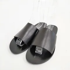 MACKINTOSH PHILOSOPHY フラットサンダル イタリア製 レザー 革 サイズ37 サンダル ブラック レディース マッキントッシュフィロソフィー【中古】6-0518S◎のサムネイル