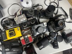 ジャンク】カメラ12点まとめ＋おまけ付き フィルムカメラ デジカメ