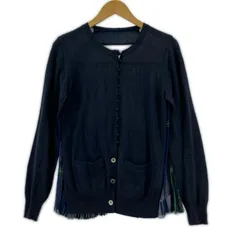 Sacai カーディガン プリーツドッキングカーディガンのサムネイル