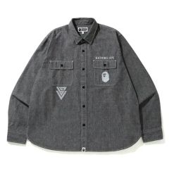 Bape x COMME des GARCONS Oxford Shirt L - メルカリ
