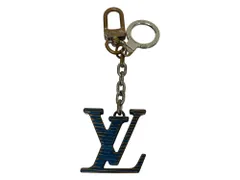 LOUIS VUITTON (ルイヴィトン) ポルトクレイニシャルLV キーリング M67148 ブルー系 ブランド/025のサムネイル