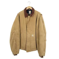 MEXICO製 00’s オールドモデル CARHARTT カーハート J002 BRN DUCK JACKET ダックジャケット トラディショナルジャケット XLサイズ キャメルのサムネイル