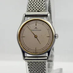JAEGER-LECOULTRE ジャガー・ルクルト ラウンド 140.114.5 グレー QZ レディース 腕時計 稼働品のサムネイル