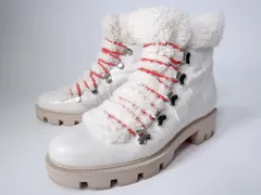 Christian Louboutinクリスチャンルブタン EDELVIZIR FLATクロコ型押し ボアブーツ【38】【LFWA81823】のサムネイル