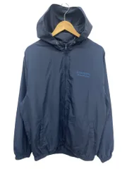 RUSSELL ATHLETIC (ラッセルアスレティック) ナイロンジャケット フルジップ フード フーディー ロゴ刺繡 RC-23106GL L ダークネイビー メンズ/028のサムネイル