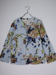 EDWARD ACHOUR（エドワード アシュール）　花柄ジャケットコート EDWARD ACHOUR（エドワード アシュール） 花柄ジャケットコート - メルカリ