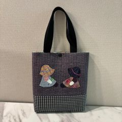美品】 よみかえる工房 和風刺繍トートバッグ - メルカリ