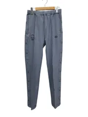 lucien pellat-finet (ルシアンペラフィネ) arena コラボ Track Pants トラックパンツ サイドロゴ スカル刺繍 S グレー ウィメンズ/028のサムネイル