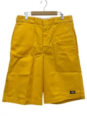 DICKIES (ディッキーズ) MULTI POCKET LOOSE FIT TCツイル 13 ワークショーツ ルーズフィット ハーフパンツ WD42283 34 イエロー メンズ/028