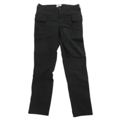 美品 The DUFFER of ST.GEORGE ザダファーオブセントジョージ ストレッチ ナイロン カーゴ パンツ スラックス S 黒 ブラック メンズ 古着 中古 USEDのサムネイル