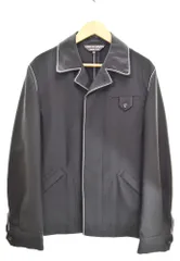 コムデギャルソン COMME des GARCONS COMME des GARCONS HOMME PLUS 99AW スーベニールキッチュ 比翼仕立て ステッチ ジャケット PJ-04091L  ジャケット ブラック Lサイズ 103MT-4668のサムネイル