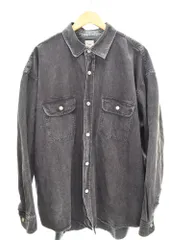 ゴールド gold DENIM BIG WORK SHIRT 長袖シャツ GL28479 XL 長袖シャツ ブラック LLサイズ 103MT-4672のサムネイル