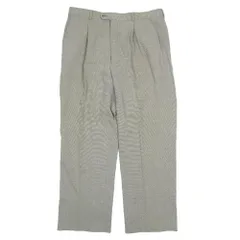 ARMANI COLLEZIONI アルマーニコレッツォーニ ツータック 千鳥格子 スラックスパンツ ボトムス 52 グレー メンズ 古着 中古 USEDのサムネイル