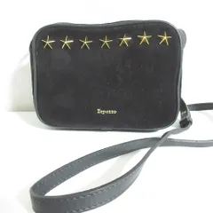 美品 repetto レペット Adage Small bag スエード スタースタッズ ショルダーバッグ ブラック レディース 古着 中古 USEDのサムネイル