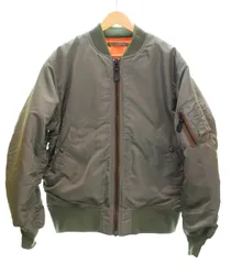 ヒューストン HOUSTON MA-1 Flight Jacket フライト ジャケット 60年代 復刻 8415-818-7352 XL ジャケット カーキ LLサイズ 103MT-4704のサムネイル