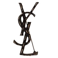 イヴ・サンローラン YSL ロゴ置物 オブジェ - メルカリ