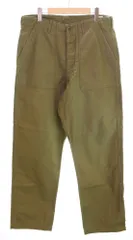 オアスロウ or Slow Vintage Fit Fatigue Pants ヴィンテージフィット ファティーグパンツ ベイカー ワイド ミリタリー 03-V5002-77 ボトムスその他 カーキ Mサイズ 2 103MB-971のサムネイル