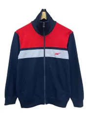 ASICS (アシックス) トラックジャケット ジャージ 80S 90S 日本製 古着 ビンテージ PW2412 94-5 ネイビー系 メンズ/045のサムネイル