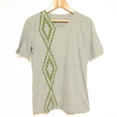 美品 Lucien pellat finet ルシアンペラフィネ プリント 半袖 Tシャツ Sサイズ グレー レディース 古着 中古 USEDのサムネイル
