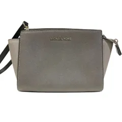 良品 MICHAEL MICHAEL KORS マイケル マイケルコース ショルダーバッグ グレー レディース 古着 中古 USED